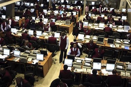 picture of Nigerian stock exchange trading